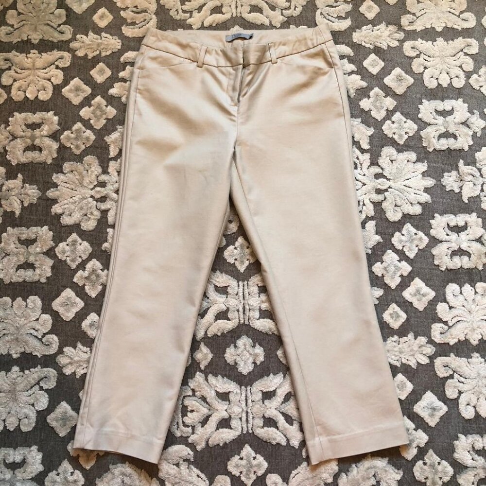 Dalia, Women's, Stretchy, Khaki, Cream, Tan, Off White, Sand, Capri,  Size 4